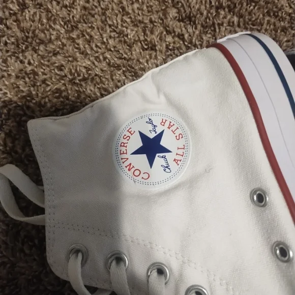 Converse men size 9.5, or 11.5 women Chuck Taylor All Star 70 High Parchment. - Picture 11 of 12